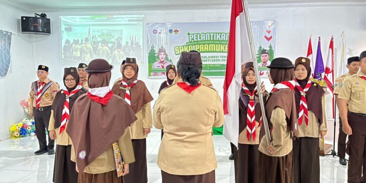 Pengurus Mabisakoda dan Pinsakoda Satuan Komunitas (SAKO) Pramuka Sekolah Islam Terpadu (SIT) Sulawesi Tengah Resmi Dilantik