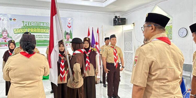Pengurus Mabisakoda dan Pinsakoda Satuan Komunitas (SAKO) Pramuka Sekolah Islam Terpadu (SIT) Sulawesi Tengah Resmi Dilantik