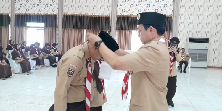 Ketua Kwarda Lampung Apresiasi Sako SIT Yang Telah Melaksanakan Pendidikan Kepramukaan Yang Terintegrasi Dengan Nilai-Nilai Keislaman