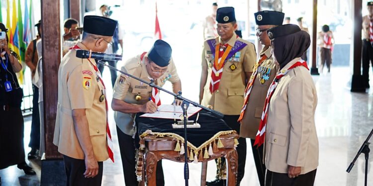 Mabicab dan Pengurus Kwarcab Banyumas Periode 2026- 2031 Dilantik