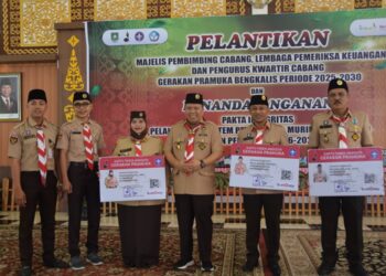 Mabicab dan Kwarcab Bengkalis Resmi Dilantik, Pramuka Diminta Siap Hadapi Era Digital