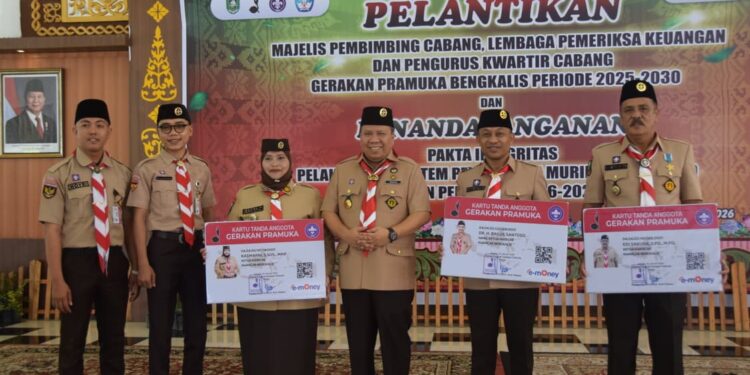Mabicab dan Kwarcab Bengkalis Resmi Dilantik, Pramuka Diminta Siap Hadapi Era Digital