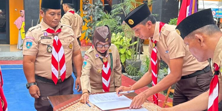 Usai Dikukuhkan, Pengurus Rintisan Saka SAR Kwarcab Kota Tangerang Diminta Buat Program Kebermanfaatan Bagi Masyarakat