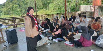 Pelatih Pusdiklatda Bekali Peserta KMD UNU Sumbar Pemahaman Dunia Penggalang dan Karakter Usia Remaja
