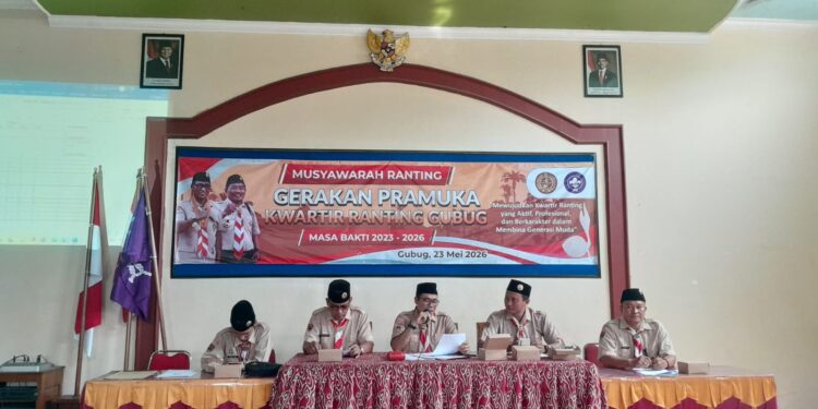 Musyawarah Ranting Kwartir Ranting Gubug Berlangsung Dinamis, Tetapkan Kepengurusan Baru Masa Bakti 2026–2029