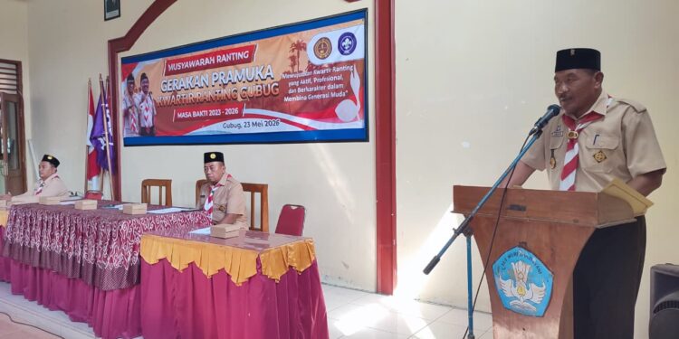 Musyawarah Ranting Kwartir Ranting Gubug Berlangsung Dinamis, Tetapkan Kepengurusan Baru Masa Bakti 2026–2029