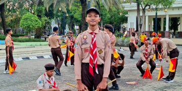 Siswa SMPN 4 Lamongan Buktikan Pramuka Tak Halangi Prestasi Akademik