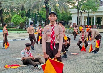 Siswa SMPN 4 Lamongan Buktikan Pramuka Tak Halangi Prestasi Akademik