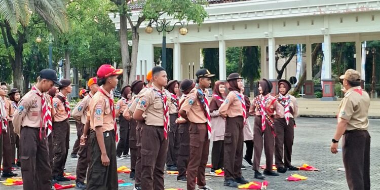 Siswa SMPN 4 Lamongan Buktikan Pramuka Tak Halangi Prestasi Akademik