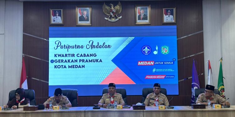 Ridho Nasution Dorong Pramuka Medan Dukung Program Satu Data