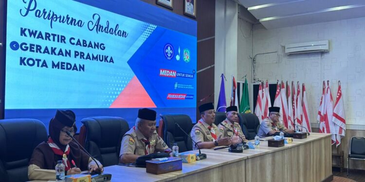 Ridho Nasution Dorong Pramuka Medan Dukung Program Satu Data