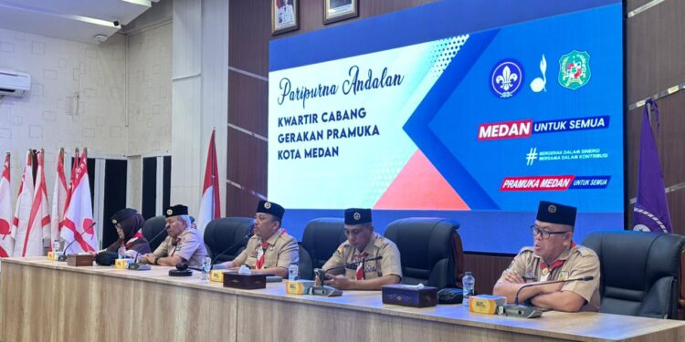 Ridho Nasution Dorong Pramuka Medan Dukung Program Satu Data