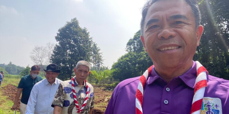 Sekjen Kwarnas Tinjau Kawasan Kampung Pertanian Terpadu untuk Jamnas XII Tahun 2026 di Buperta Cibubur