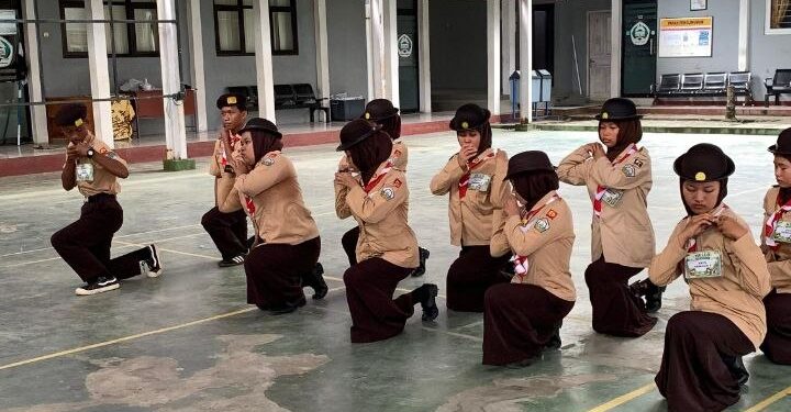 Ambalan Kyai Modjo–Nyi Ageng Serang SMK Negeri 1 Purwojati Gelar Pelantikan Bantara Penuh Semangat dan Kebersamaan