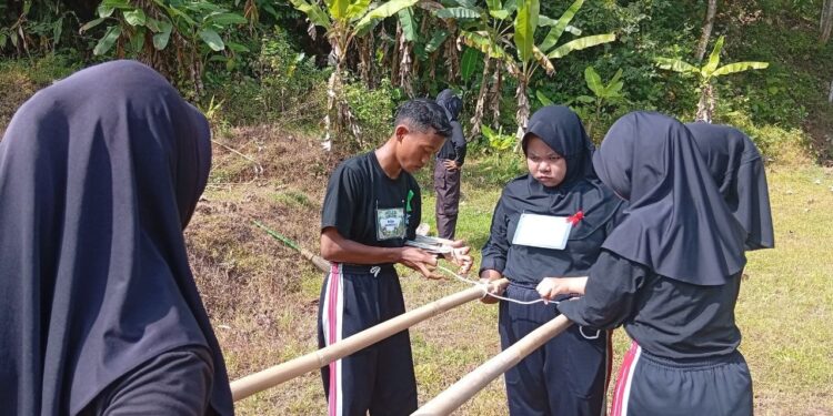 Ambalan Kyai Modjo–Nyi Ageng Serang SMK Negeri 1 Purwojati Gelar Pelantikan Bantara Penuh Semangat dan Kebersamaan