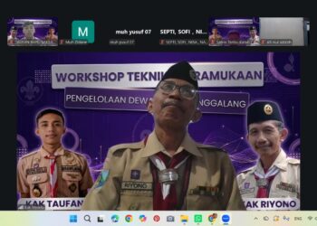 Tingkatkan Kompetensi Kepemimpinan, Utusan Gudep MTsN 6 Tabalong Ikuti Workshop Teknik Kepramukaan Nasional