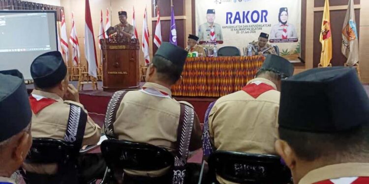 Kwarcab HST Utus Pelatih Pembina Pramuka Ikuti Rakoor dan TOT Pusdiklatda Kalsel