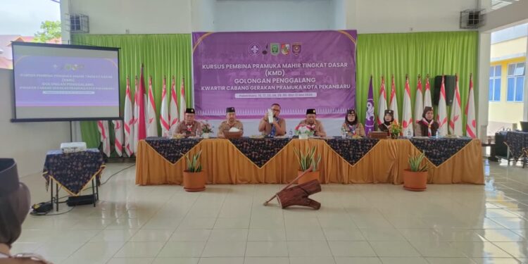 Cetak Pembina Hebat, Kwarcab Kota Pekanbaru Siapkan Generasi Pramuka Masa Depan