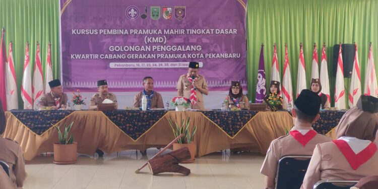 Cetak Pembina Hebat, Kwarcab Kota Pekanbaru Siapkan Generasi Pramuka Masa Depan