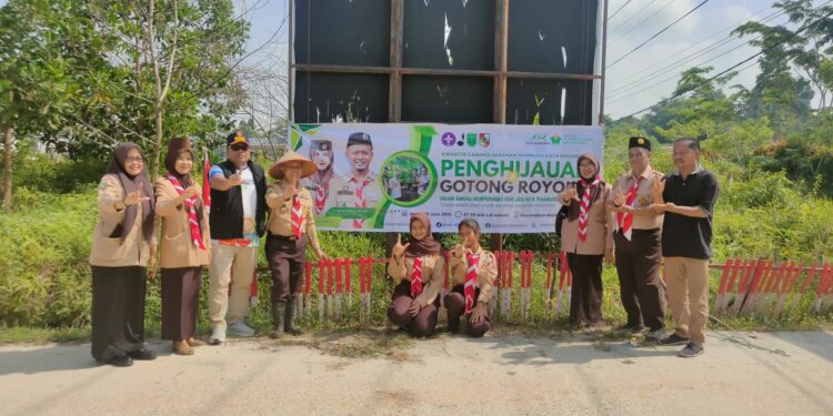 Sempena Hari Jadi ke-242 Kota Pekanbaru, Kwarcab Gerakan Pramuka laksanakan bakti masyarakat