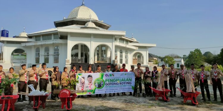 Sempena Hari Jadi ke-242 Kota Pekanbaru, Kwarcab Gerakan Pramuka laksanakan bakti masyarakat