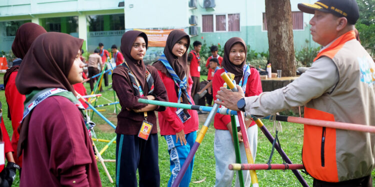 Mantapkan Keterampilan Berkemah Jelang Jamnas, Kontingen Cabang Tangsel Gelar TC Jamnas ke-3