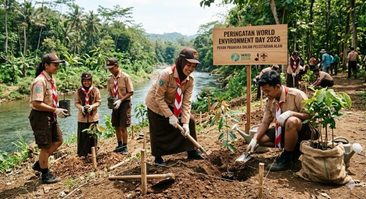 Bukan Sekadar Slogan, Ini Cara Pramuka Wujudkan “Now For Climate” di Hari Lingkungan Hidup 2026
