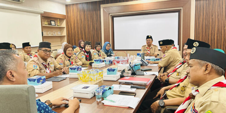 Persiapkan Uji Seleksi Pramuka Garuda, Bidang Bina Muda Kwarcab Kota Tangerang Adakan Rapat Koordinasi