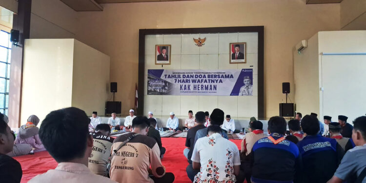 Kwarcab Tangerang Laksanakan Tahlil dan Doa Bersama Mengenang 7 Hari Wafatnya Kak Herman