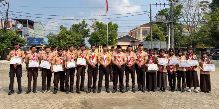 Peringati Hari Bapak Pramuka Indonesia, 114 Pramuka Penegak dan Pandega Banyumas Aksi Nyata Dukung Ketahanan Pangan