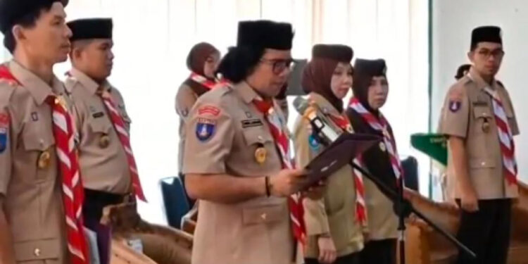 Ketua Kwarda Banten Kukuhkan Pengurus Pusdiklatda Bhakti Ksatria Tirtayasa Masa Bakti 2026-2031