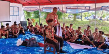 Sosialisasi Ecobrick dan PPGD pada Kegiatan Jambore Cabang Serdang Bedagai