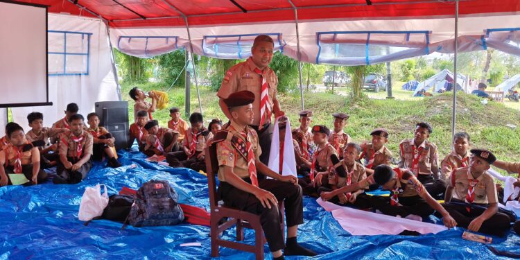 Sosialisasi Ecobrick dan PPGD pada Kegiatan Jambore Cabang Serdang Bedagai