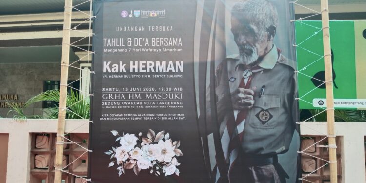 Tujuh Hari Kak Herman, Kwarcab Kota Tangerang Akan Gelar Do’a dan Tahlil