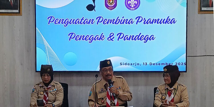 Tingkatkan Kualitas Kepramukaan, Kwarcab Sidoarjo Gelar Penguatan Pembina Pramuka Penegak dan Pandega