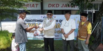 Momen Berbagi Idul Adha di Kwarda Gerakan Pramuka Jambi