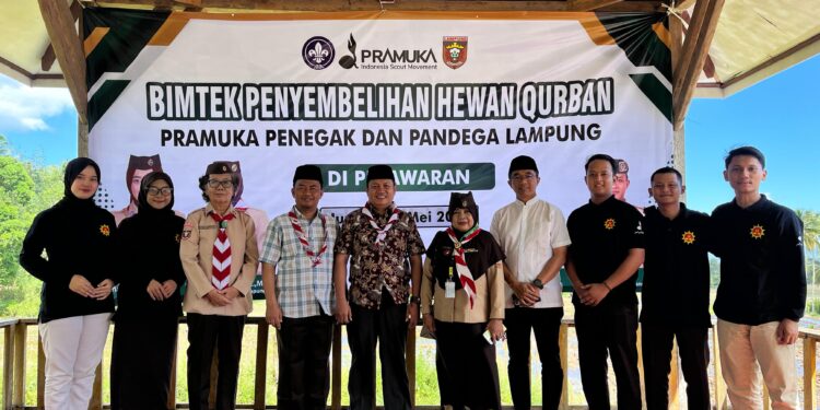 Berikan Keterampilan Teknis, Kwarda Lampung Gelar Bimtek Penyembelihan Hewan Qurban Bagi Pramuka Penegak Dan Pandega