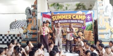 Gelar Summer Camp, Pramuka Penggalang SD Negeri 8 Dauh Puri Denpasar Dibekali Edukasi Bijak Bermedia Sosial dan P4GN