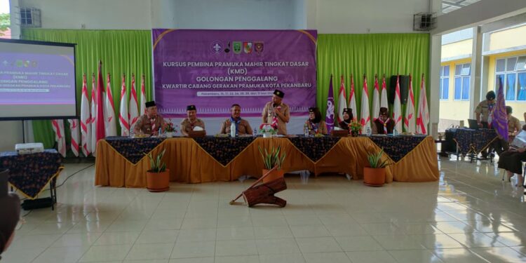 Cetak Pembina Hebat, Kwarcab Kota Pekanbaru Siapkan Generasi Pramuka Masa Depan