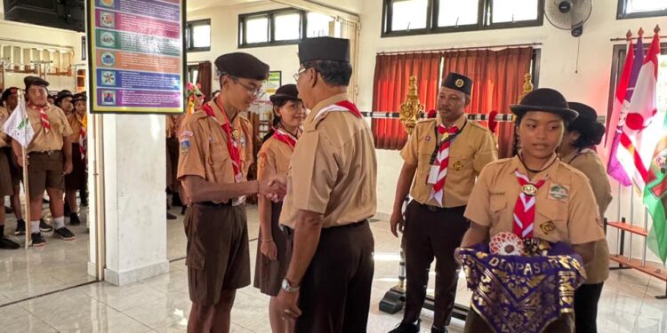 Buka LT II Penggalang Denpasar Timur di SMPN 14, Lanang Jelantik Bidik Target Lolos ke LT V Nasional
