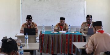MTsN 2 Lembata Matangkan Persiapan Ujian Pramuka Penggalang Garuda