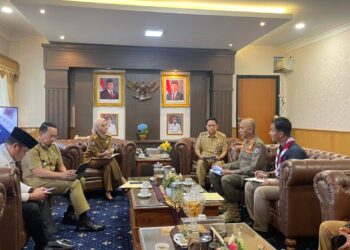 Pinkonda Audiensi Dengan Ketua Kwarda Lampung Laporkan Persiapan Kontingen Jamnas XII 2026