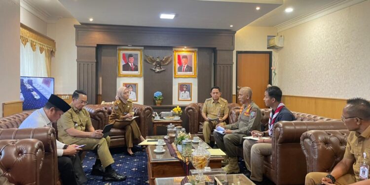 Pinkonda Audiensi Dengan Ketua Kwarda Lampung Laporkan Persiapan Kontingen Jamnas XII 2026