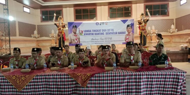 Perebutkan Tiket Menuju LT-III, 64 Penggalang Ikuti LT-II Pramuka Kwarran Denpasar Barat