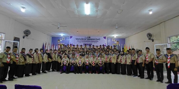 Tingkatkan Kualitas SDM Kepramukaan, Kwarda Lampung Gelar TOT Pelatih Pembina Pramuka 2026