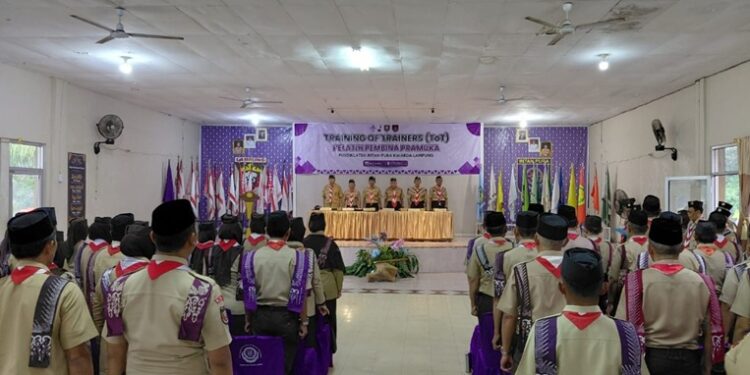 Tingkatkan Kualitas SDM Kepramukaan, Kwarda Lampung Gelar TOT Pelatih Pembina Pramuka 2026