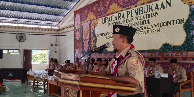 Pembukaan Kegiatan Pendidikan dan Pelatihan Instruktur Muda (PPIM) Gugus Depan 22.305-22.306 Pangkalan Pondok Modern Darussalam Gontor Ittihadu-I-Ummah Poso