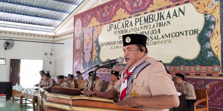 Pembukaan Kegiatan Pendidikan dan Pelatihan Instruktur Muda (PPIM) Gugus Depan 22.305-22.306 Pangkalan Pondok Modern Darussalam Gontor Ittihadu-I-Ummah Poso