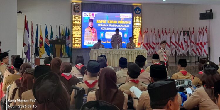 Beri Arahan Di Rakercab Bandar Lampung. Ketua Kwarda Lampung Ajak Pramuka Manfaatkan Lahan Pekarangan Untuk Ketahanan Pangan