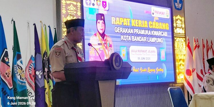 Beri Arahan Di Rakercab Bandar Lampung. Ketua Kwarda Lampung Ajak Pramuka Manfaatkan Lahan Pekarangan Untuk Ketahanan Pangan
